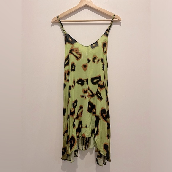 One Teaspoon Leopard Print Slip Dress with Adjustable Spaghetti Straps size S - Picture 1 of 9